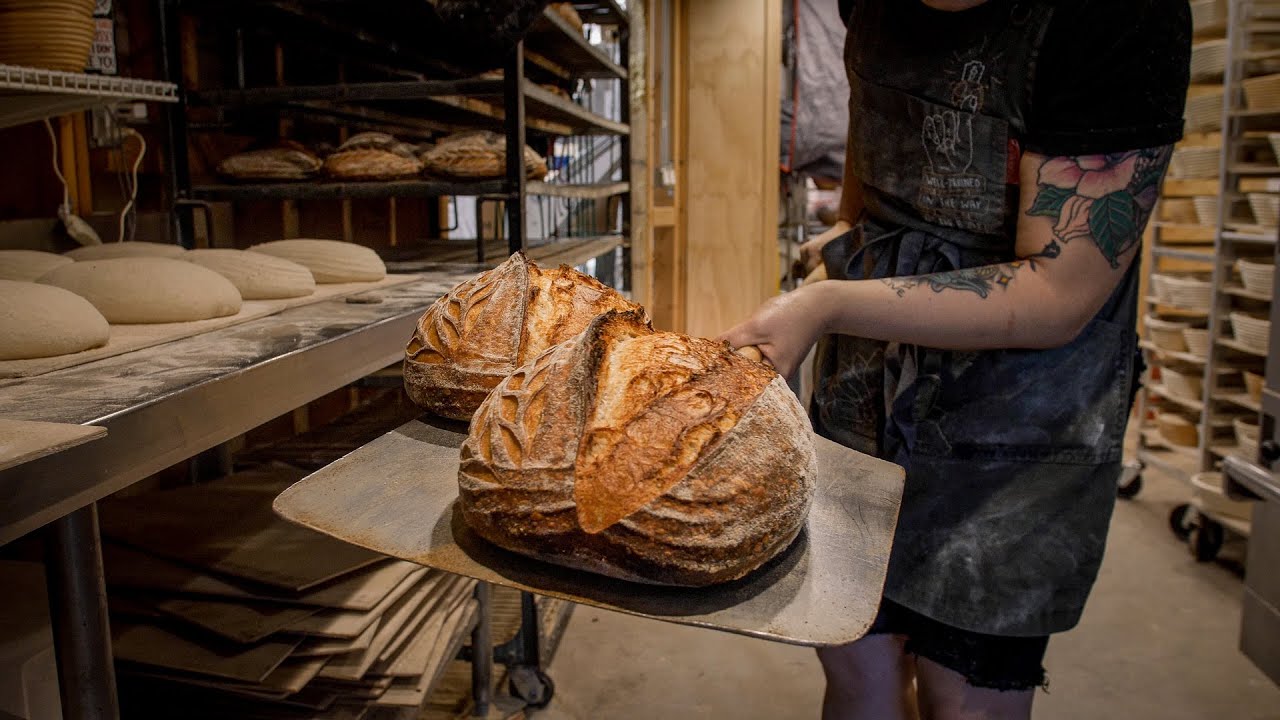 Scoring Sourdough Bread in the Bakery with Emerald | Proof Bread