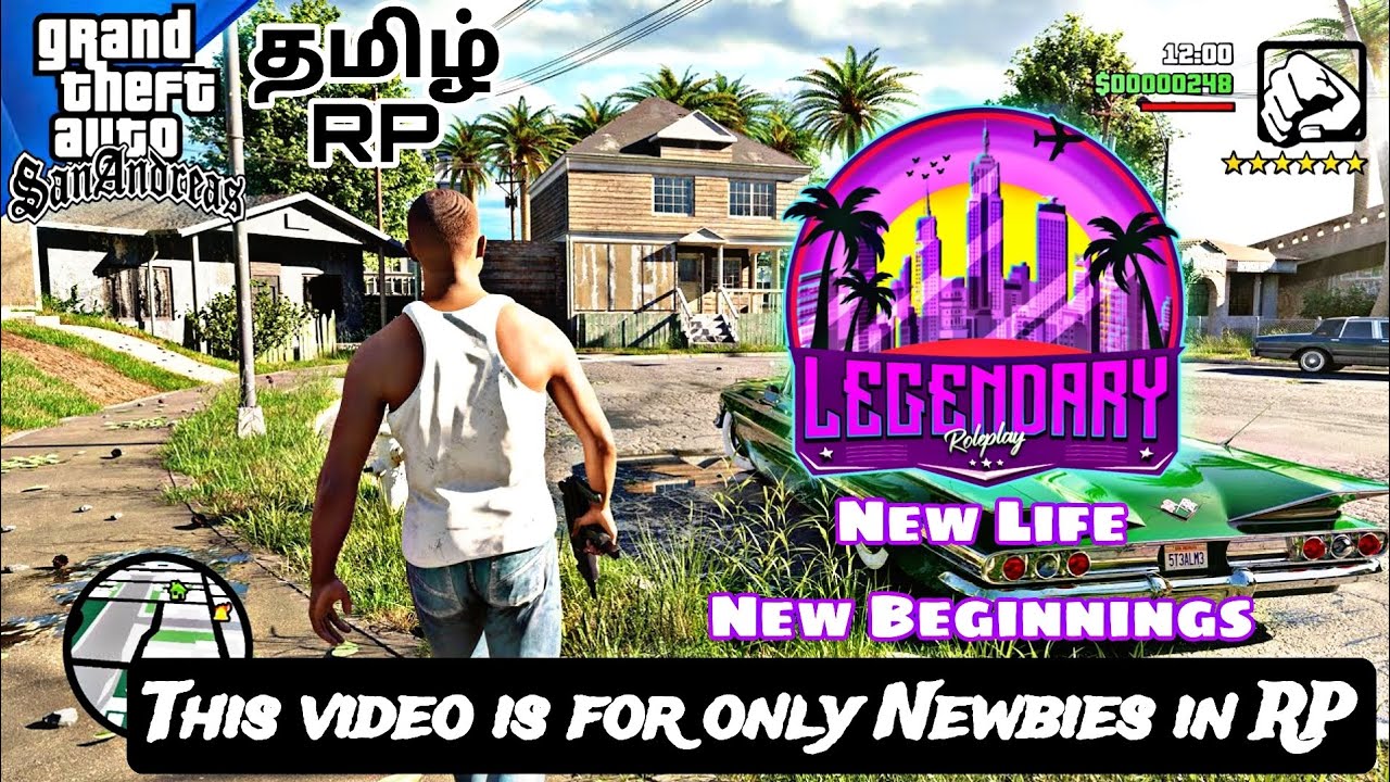 GTA SAN ANDREAS RP Tamil gameplay | First thing to do in a RP for newbies | Spark Play | #gta #tamil