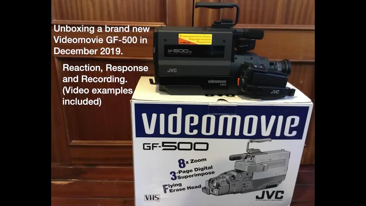 Распаковка JVC VideoMovie GF500. 30-летний юбилей.