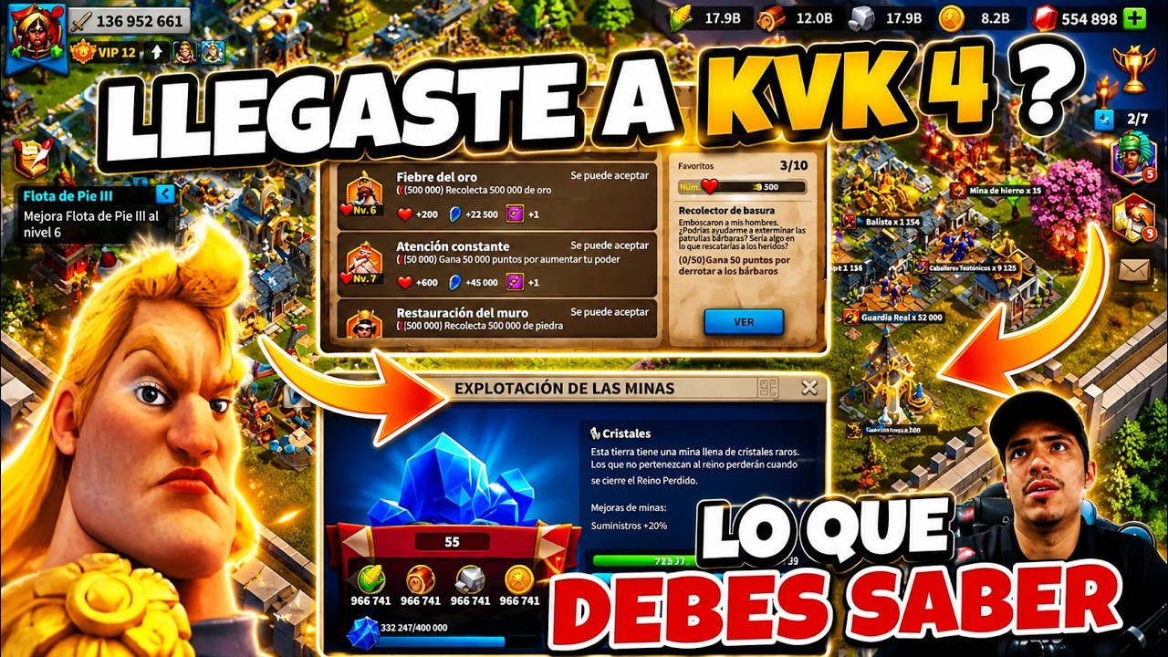 LLEGANDO A KVK 4, TODO LO QUE DEBES SABER - RISE OF KINGDOMS 