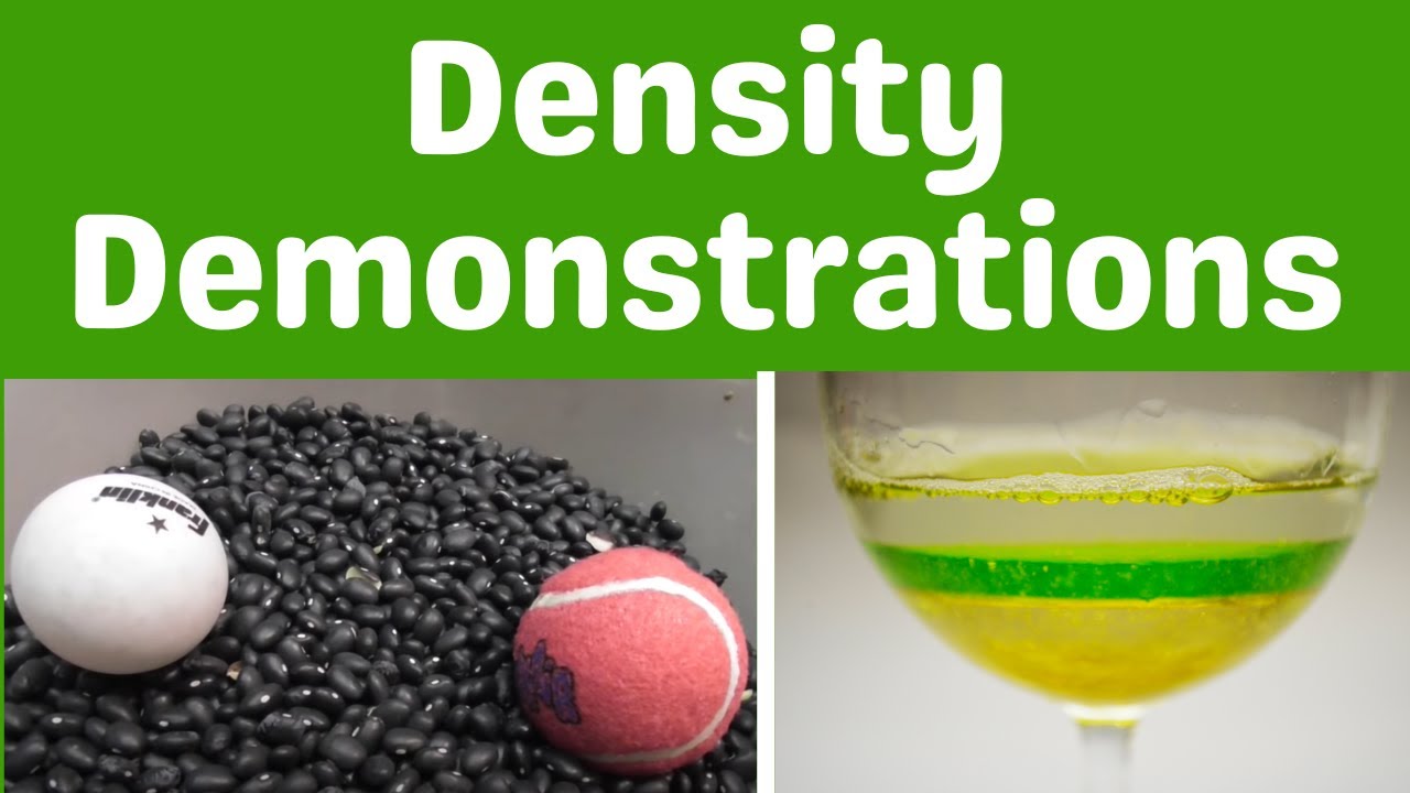 Density Demonstrations Middle School
