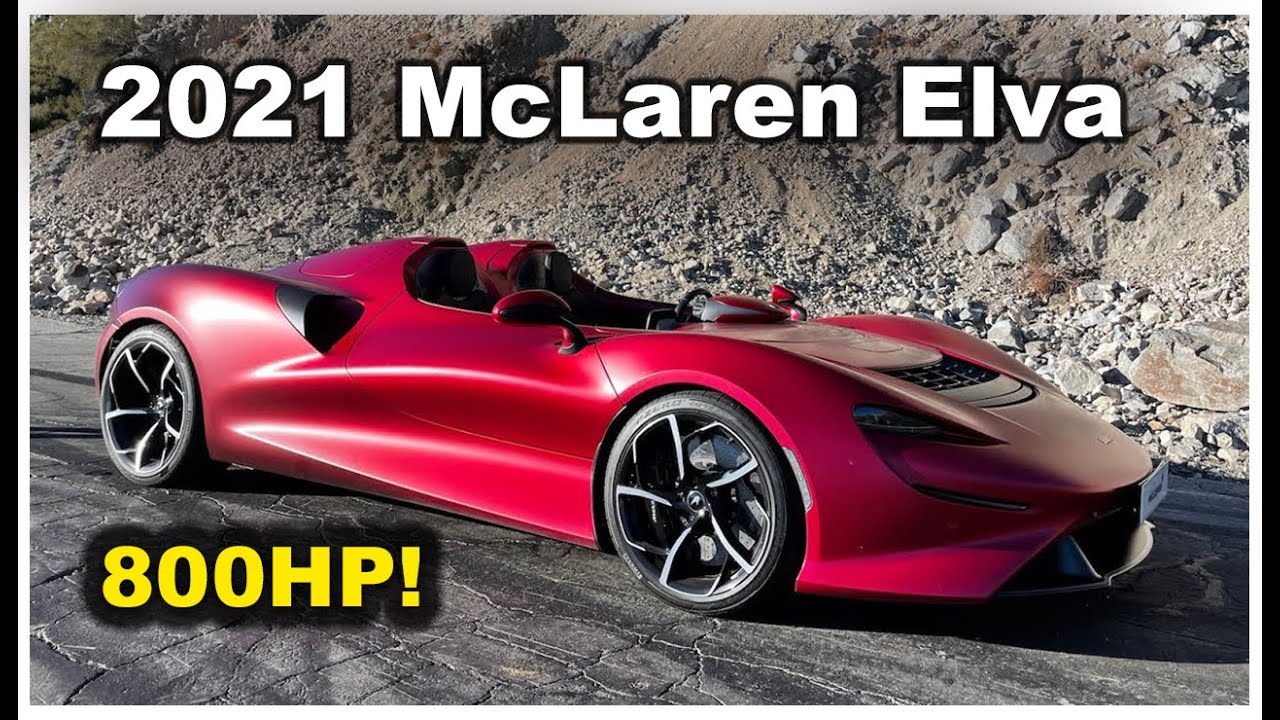 The $2M McLaren Elva Is an 800HP Road-Legal Can-Am Car Without a Windshield - One Take