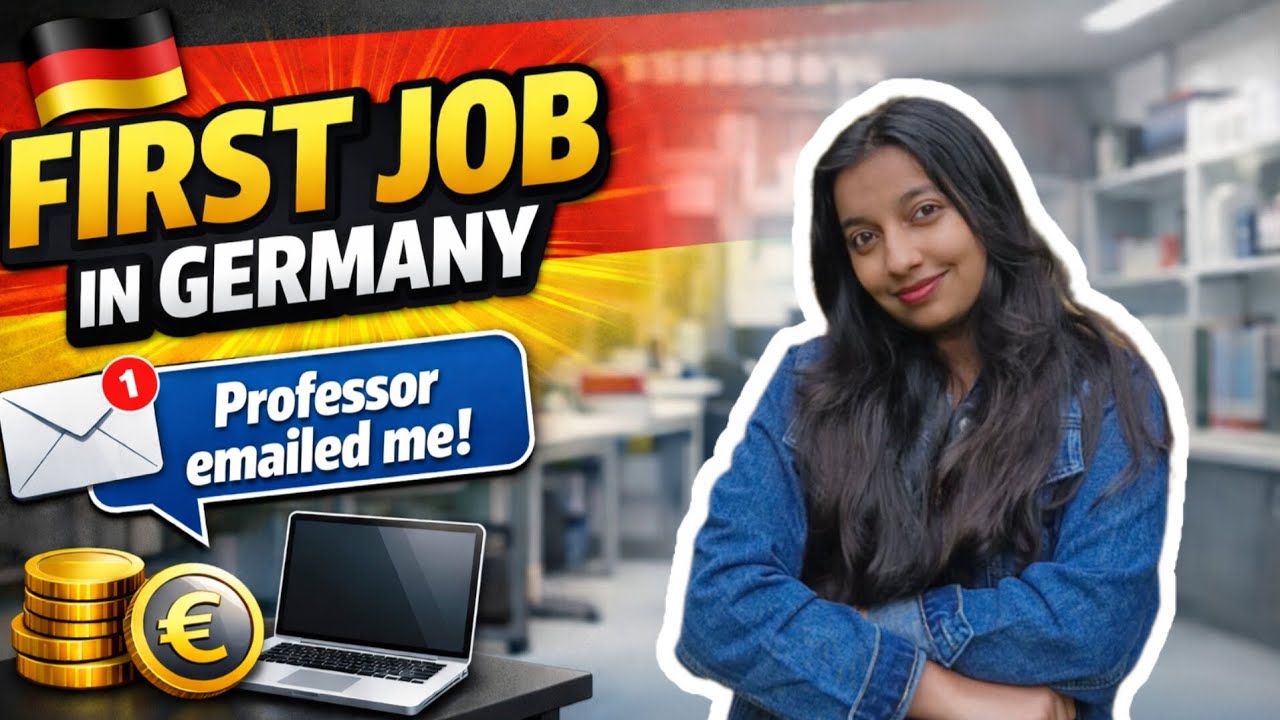 How I Got My First Student Job in Germany 🇩🇪 | HiWi / Research Assistant Explained