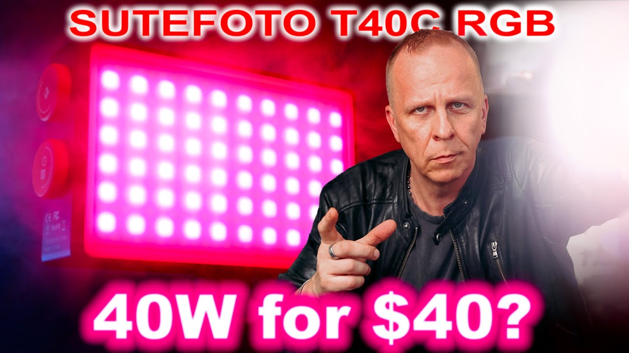 Не покупай RGB-свет, пока не увидишь это: Sutefoto T40C
