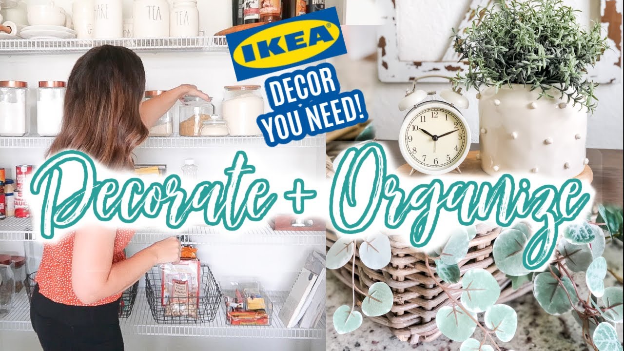 IKEA DECORATE AND ORGANIZE WITH ME | IKEA DECOR YOU NEED!