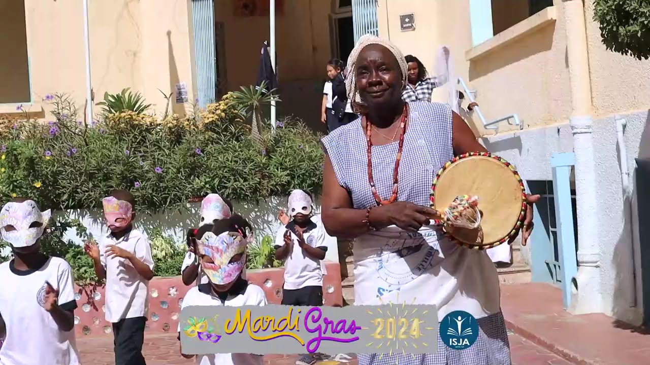 MARDI GRAS avec les élèves de la maternelle de l'ISJA