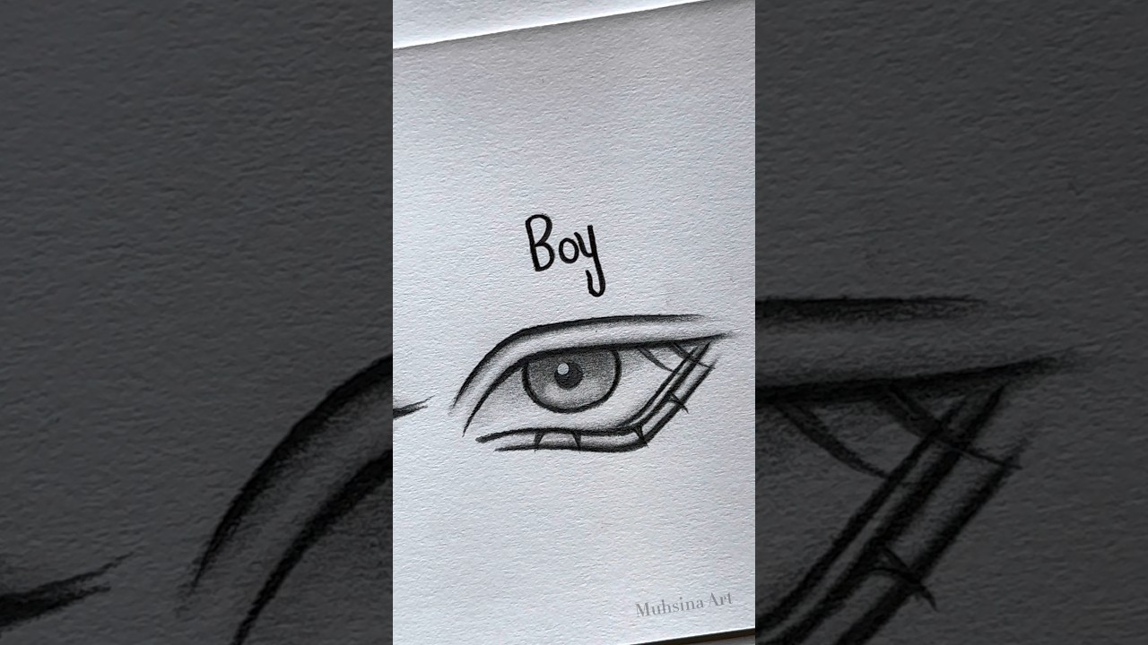 How to draw eyes #shorts #craft #art #drawing #crafts #satisfying