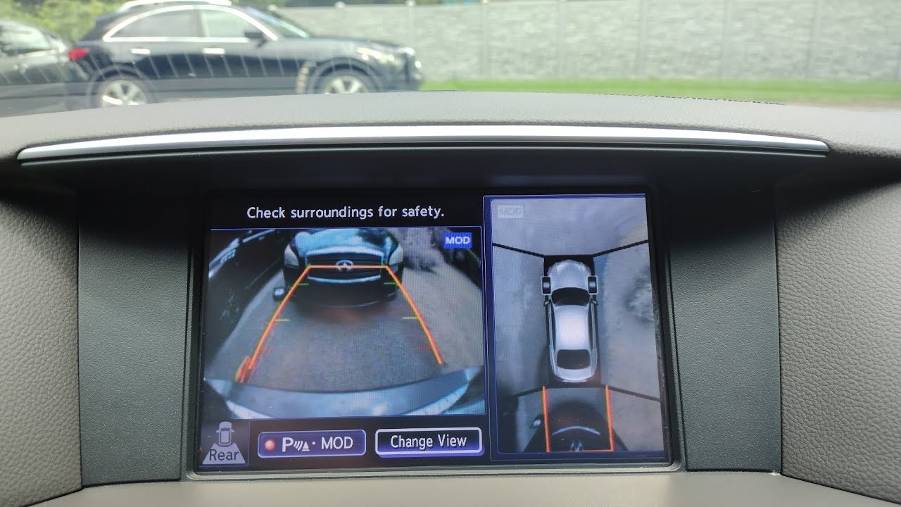 How the Sonar sensors work with the Camera. Infiniti Q70 safety + collision avoidance