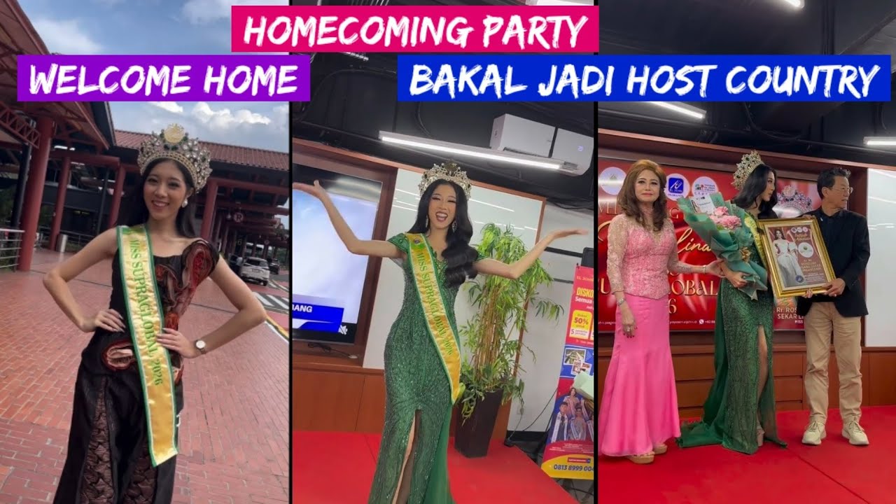 BEGITU DIRAYAKAN..Highlight Home Coming Party Roselina Sekar Sang Winner Miss Supraglobal 2026