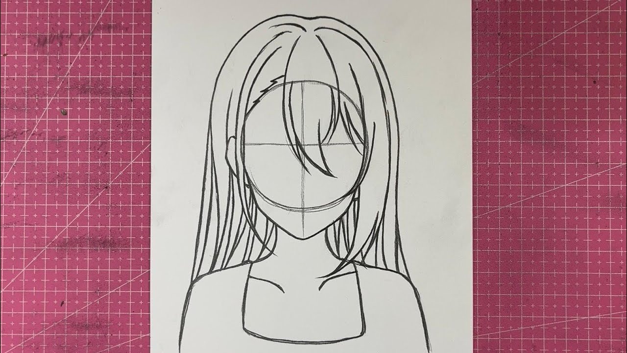 Cara Menggambar Rambut Anime Cewek dengan Mudah Untuk Pemula