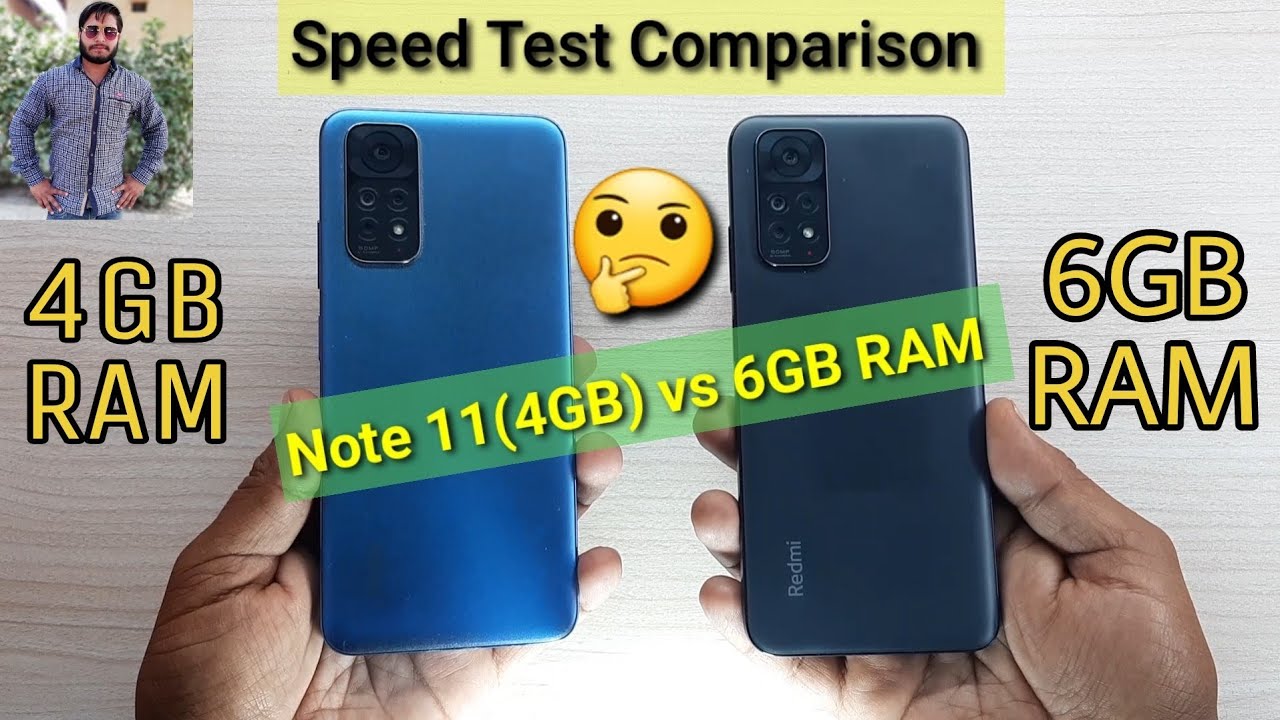 Redmi Note 11 (4GB) RAM vs Note 11 (6GB) RAM Speed Test Comparison?