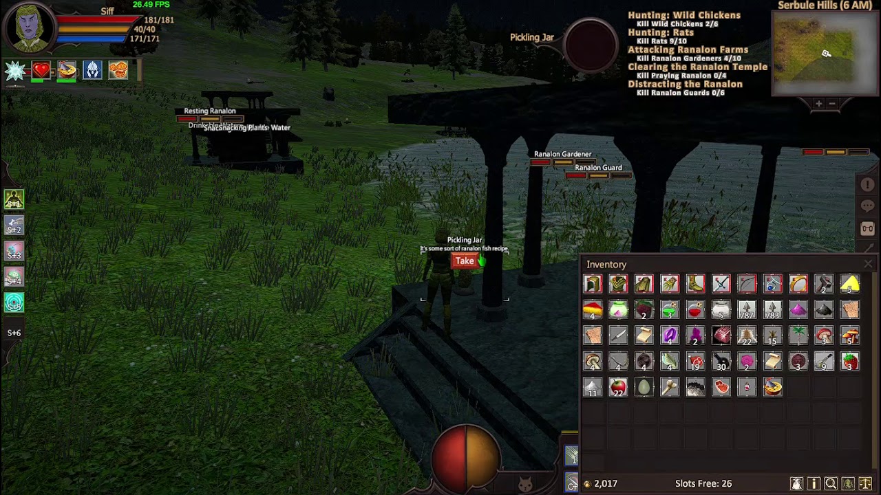 Project Gorgon Longplay no commentary serbule hills