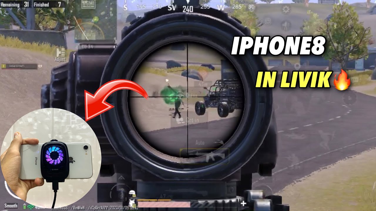 iPhone8 in Livik Map🔥Any Frame Drop or Lag? iPhone8 PUBG Test