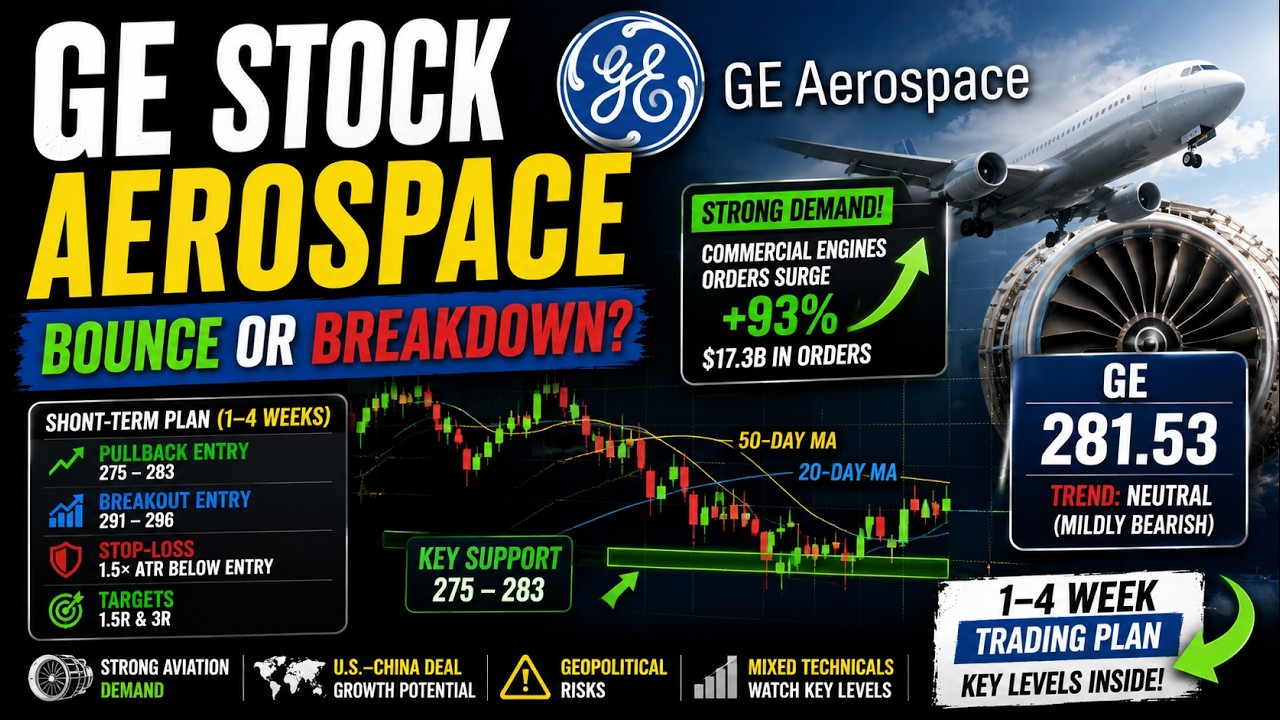 GE Stock Analysis: Aerospace Growth vs Market Risks &mdash; Bounce or Breakdown?