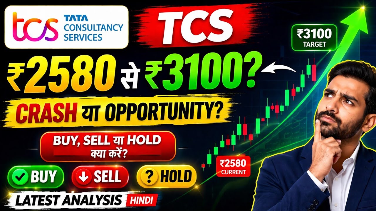 TCS Share Big Update 🚀 ₹2580 Se ₹3100 Target? 😱 Buy Sell Ya Hold | Analysis 2026