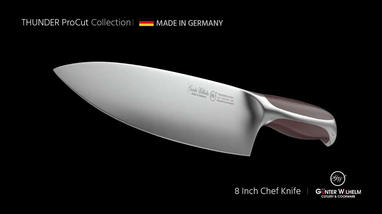German Chef Knife, Gunter Wilhelm, Thunder ProCUT