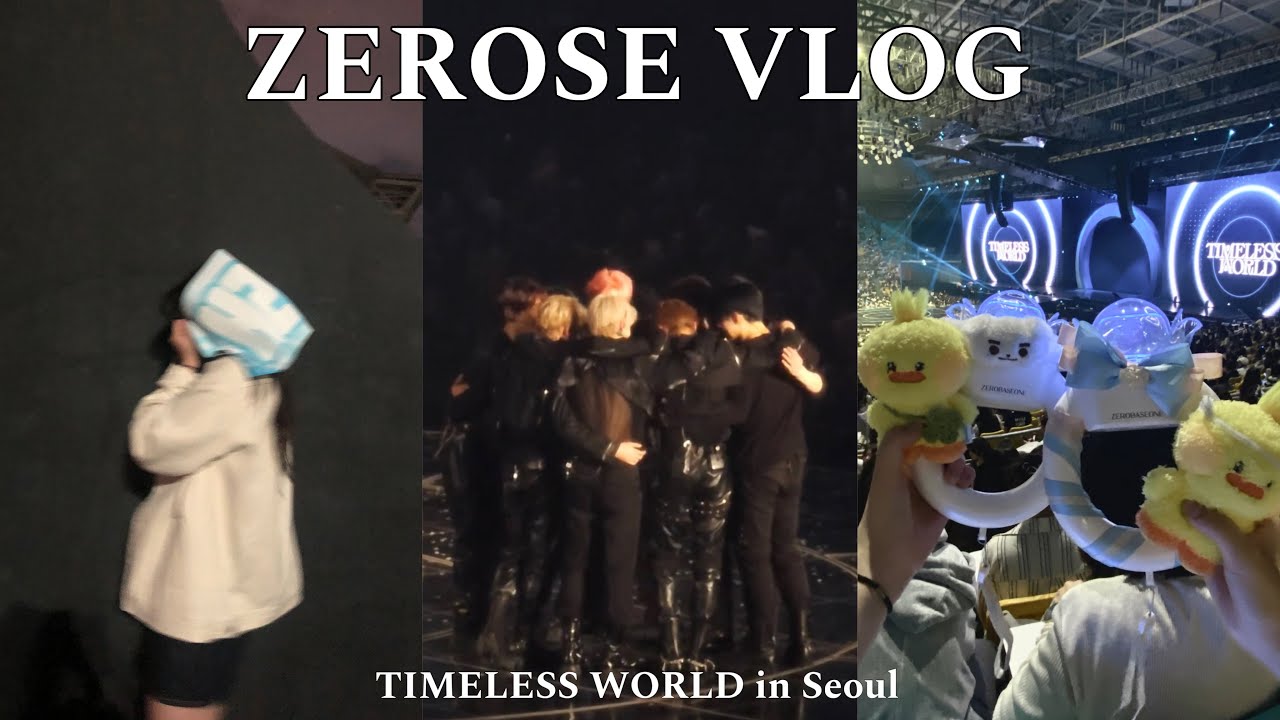 [제로즈 브이로그] 제로베이스원 월드투어 서울 콘서트 | Timeless world in Seoul | 중콘 | 막콘 | 꿀타래 | 덕질로그