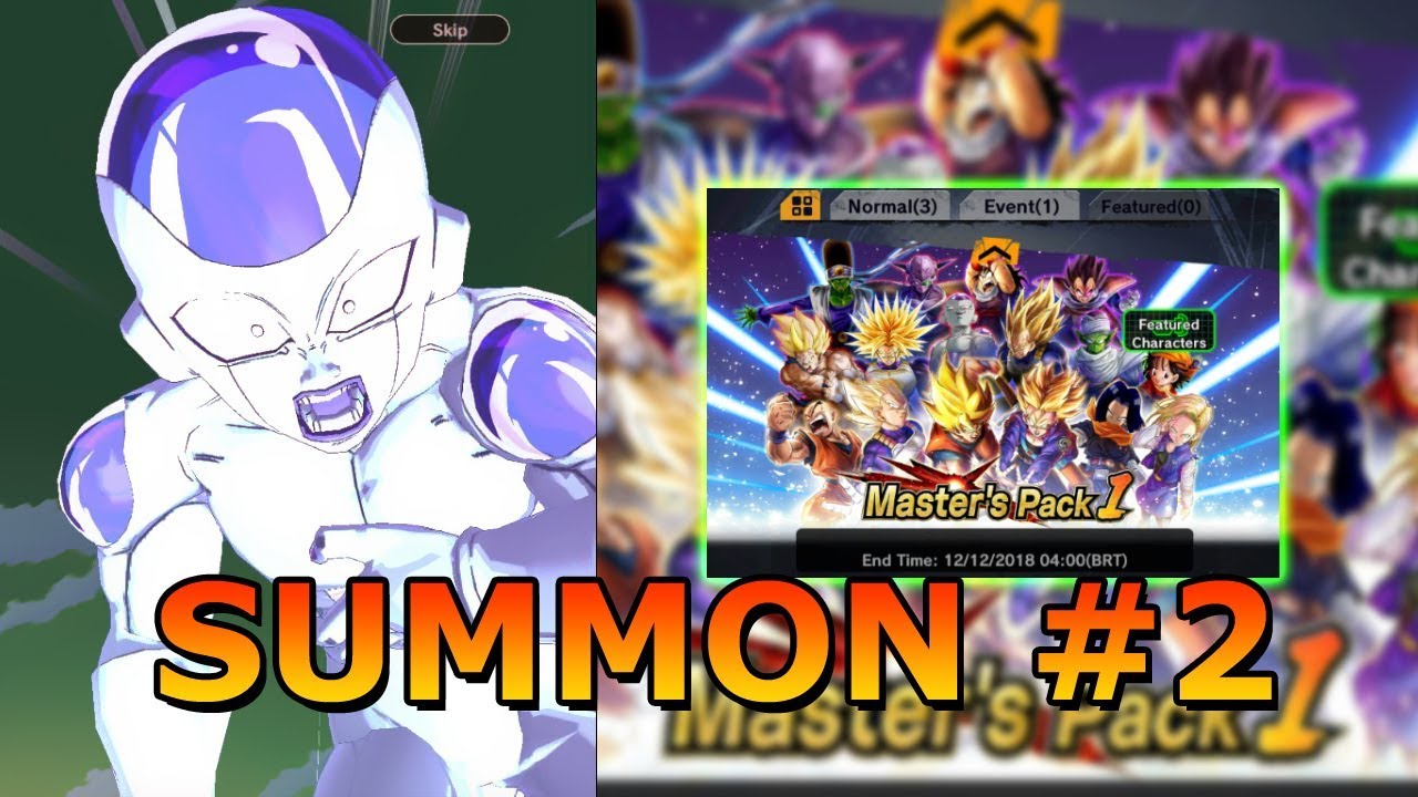 SUMMON MASTER PACK 1 P.t 2 - DRAGON BALL LEGENDS