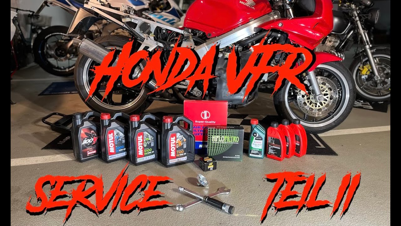 Honda VFR750 Service Teil 2 - Luftfilter & Kühlflüssigkeit