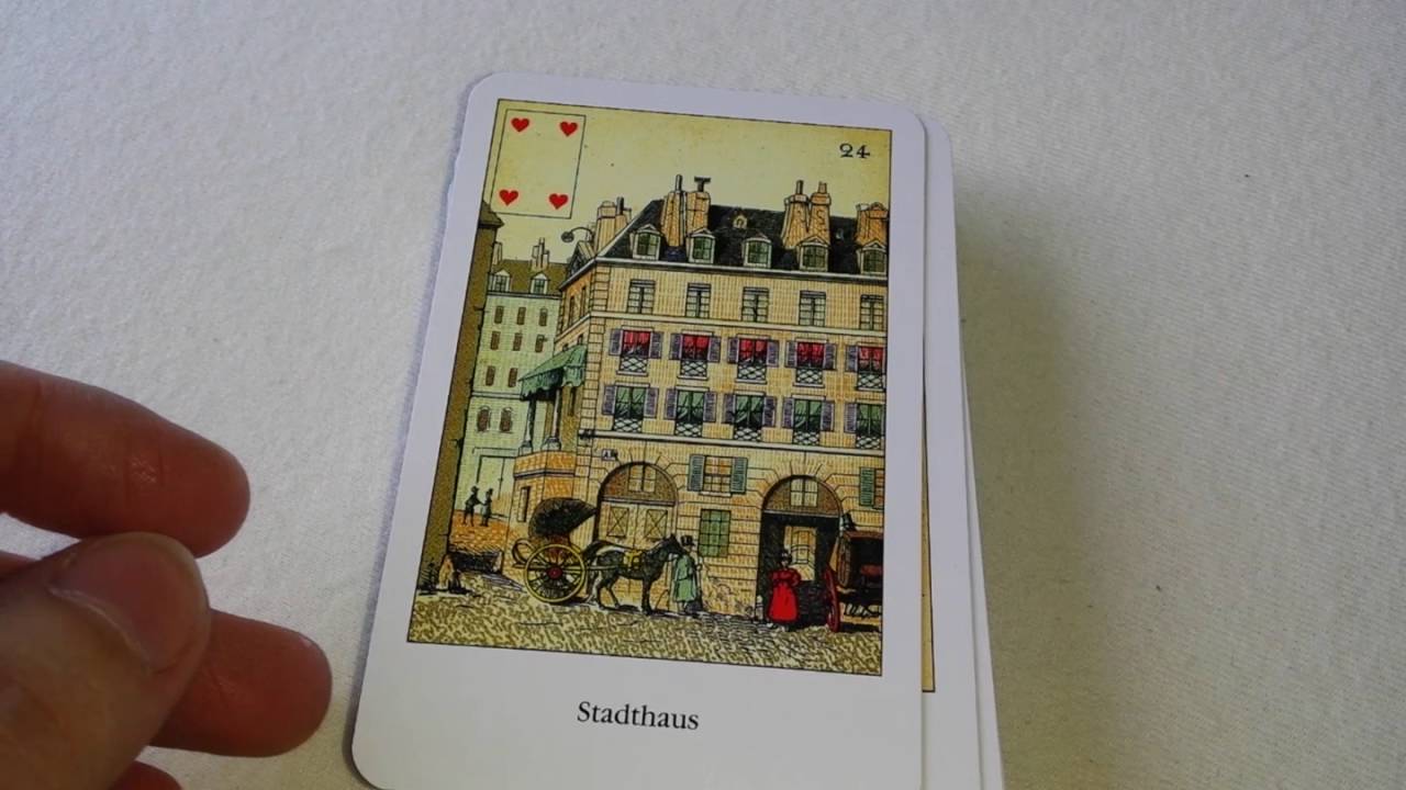 Flipthrough of a German Sibilla oracle deck