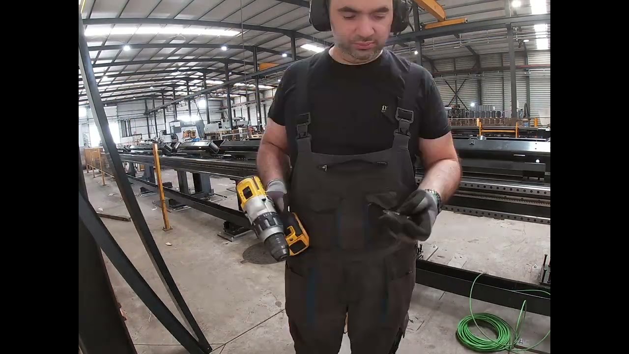 Estrutura Metálica Instalação Time Lapse Máquina Angular Ficep XP