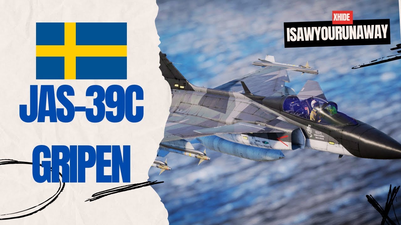 Венец развития шведской ветки - JAS39C Gripen в #warthunder