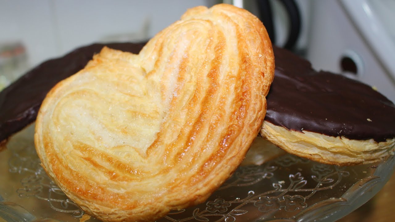 Palmeras de hojaldre y chocolate | MUY FÁCILES Y DELICIOSAS