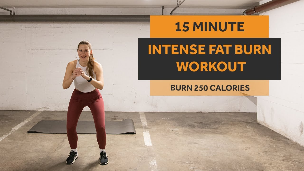 BURN 250 CALORIES IN 15 MIN | HIGH INTENSITY FAT BURN WORKOUT (no equipment) | #006