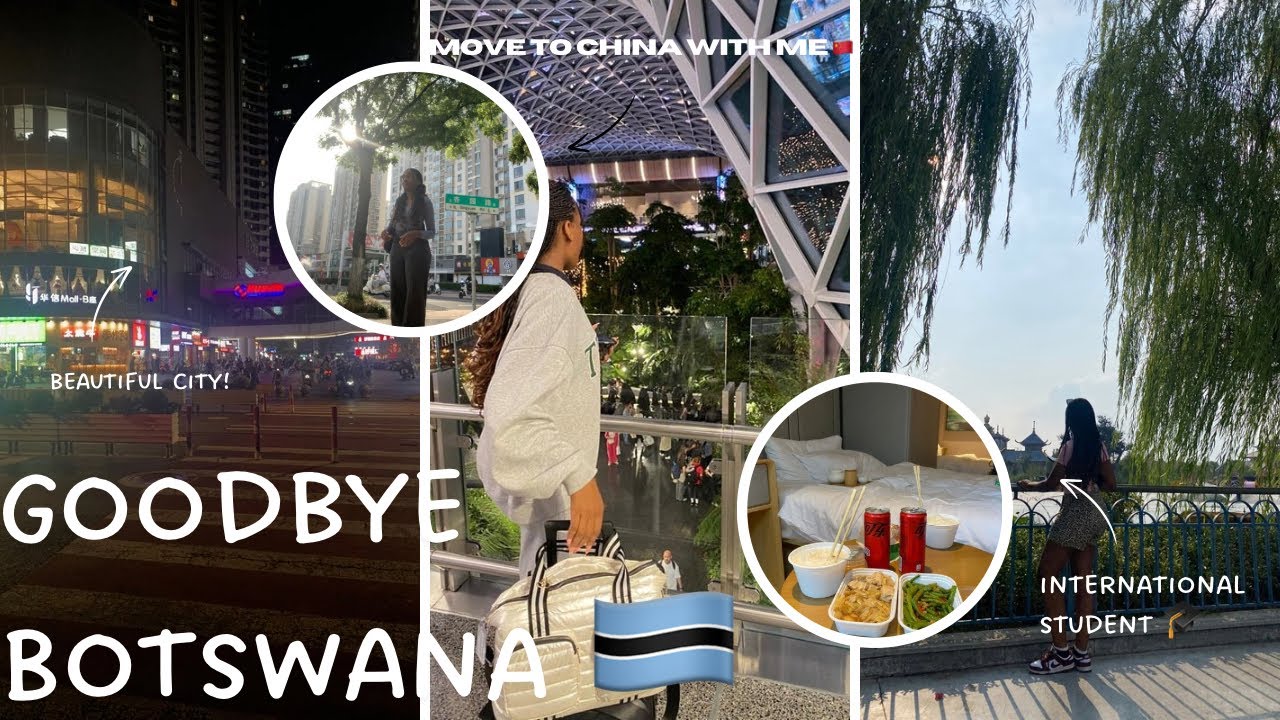 From Botswana to China 🌍 my first study abroad vlog (travel with me)🇧🇼~🇨🇳