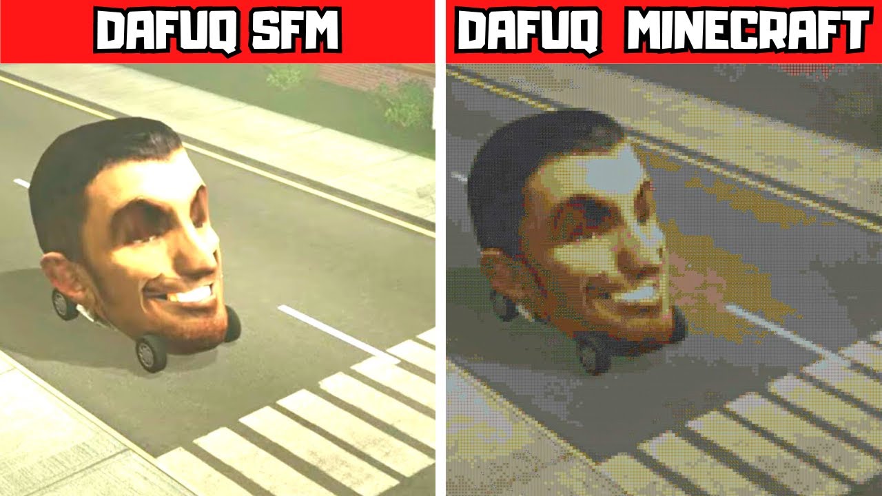 DaFuq SFM in Minecraft Pixel Art