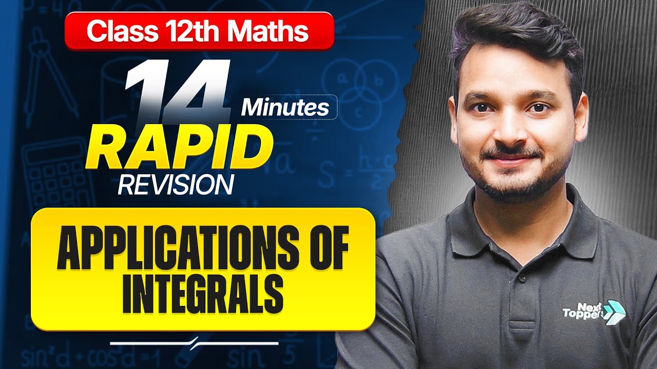 Application of Integrals Class 12 RAPID REVISION | 12th Maths Chapter 8 One Shot | CBSE 2026