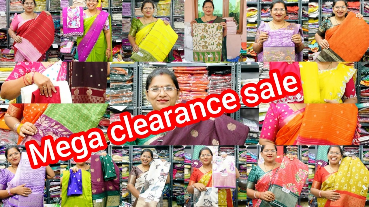 🔥🚀 Code: 293 || Mega Clearance Live Sale on Uniform Sarees| Direct Factory Prices || 9493933943
