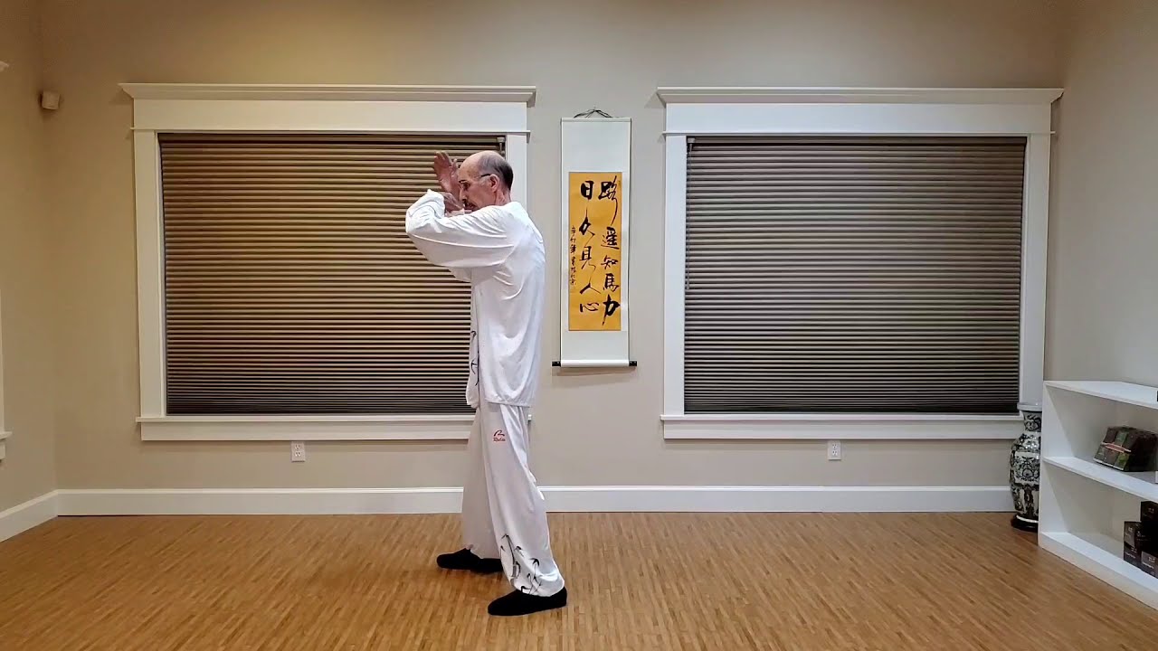 Redding Tai Chi: Section 2, Lesson 13 Turn and Kick with Left Heel