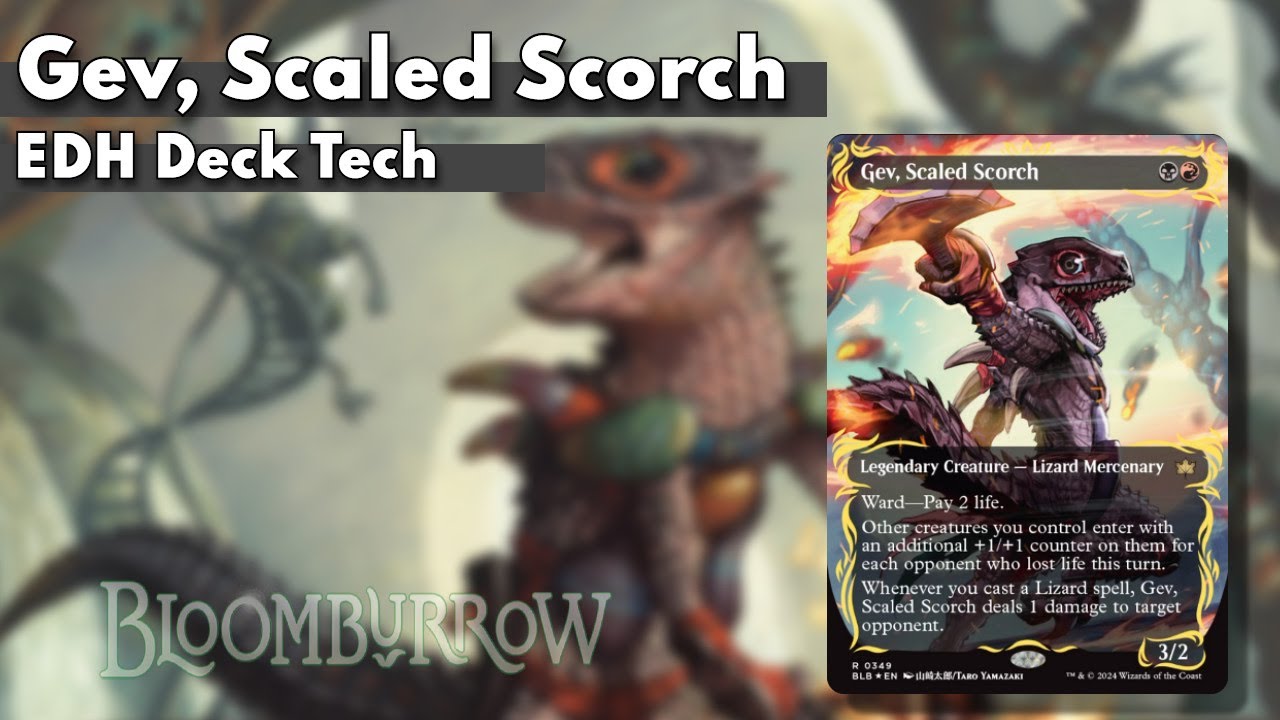 Lizard Group Slug | Gev, Scaled Scorch EDH Deck Tech