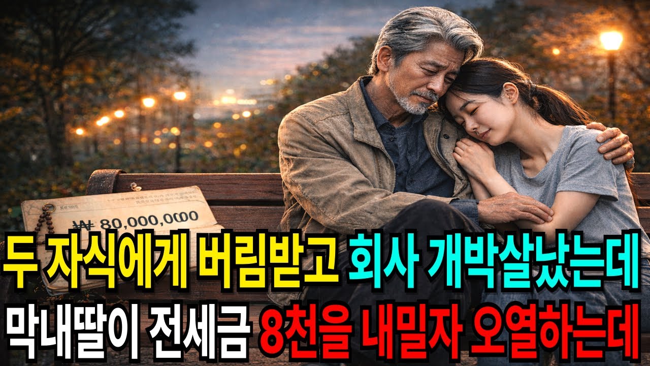 두 자식에게 버림받고 망한 회장님이 막내딸을 찾아갔다가 전세금 8천에 오열한 이유