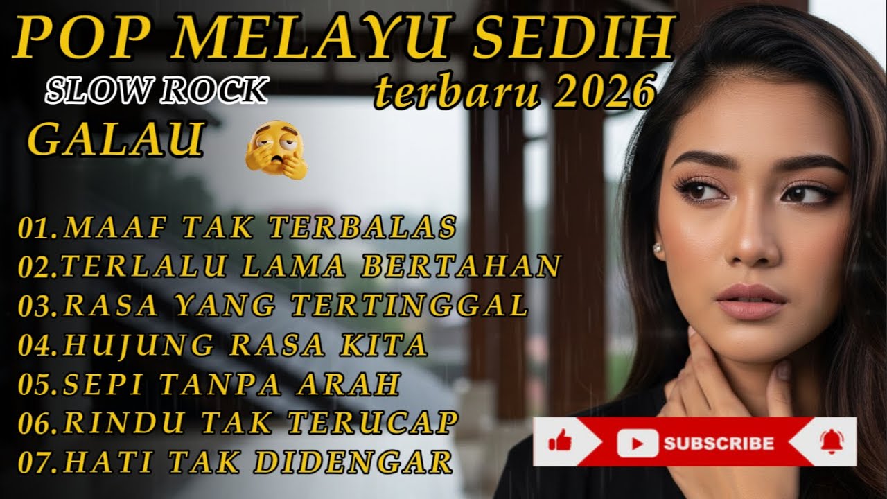 LAGU SLOWROCK PALING SEDIH 😭 PATAH HATI 💔 COCOK UNTUK TEMAN KERJA SANTAI PERJALANAN& MENJELANG TIDUR