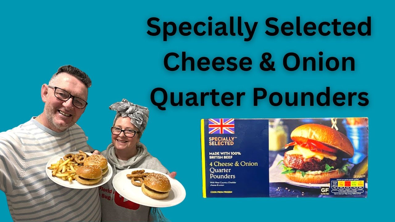 CHEESE and ONION Quarter Pounders From ALDI