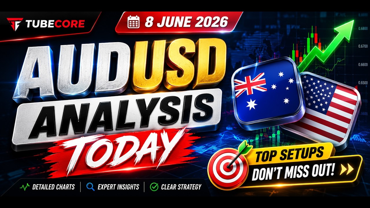 AUDUSD ANALYSIS TODAY| Live Forex Trading| 8 June 2026