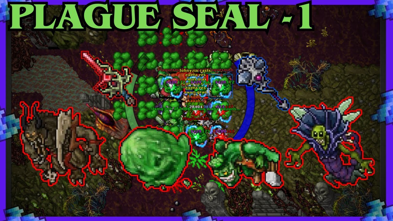 [TIBIA] EK 844 PLAGUE SEAL -1 | 6.6KK/H RAW + 2.KK PROFIT