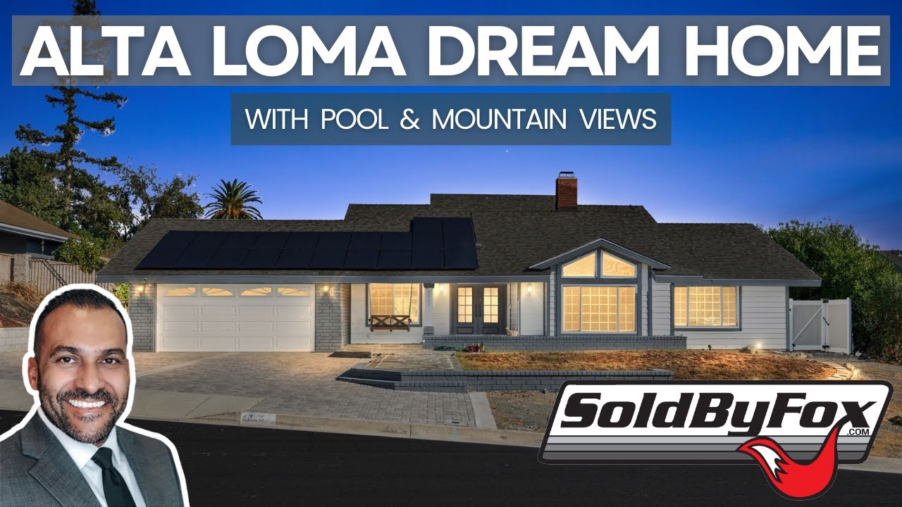 Dream Home with Mountain Views, a Brand-New Pool, and Room to Grow in Alta Loma!