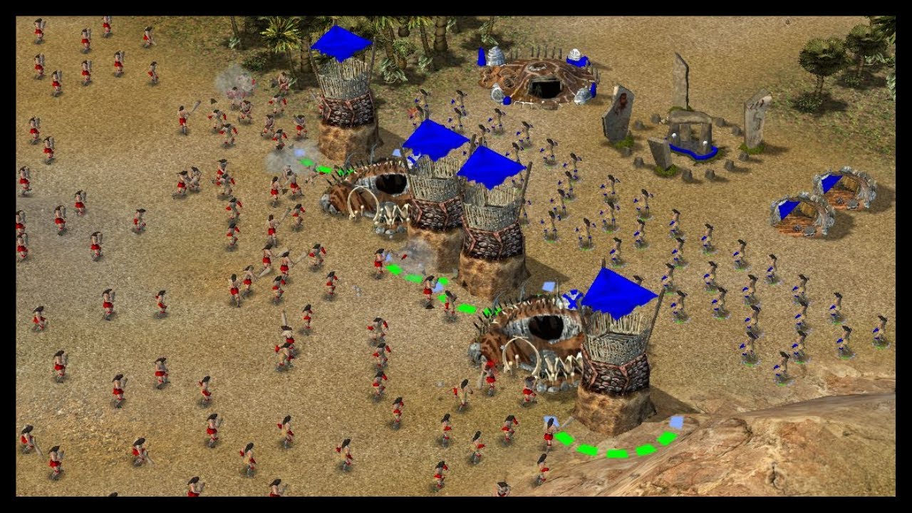 EMPIRE EARTH: 1 VS 1 HARD COMPUTER - PREHISTORIC AGE