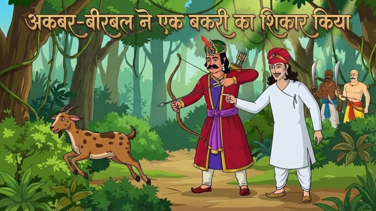 अकबर बीरबल ने किया बकरी का शिकार | Akbar Birbal ki 11 Hindi Kahaniya | Birbal ki kahani