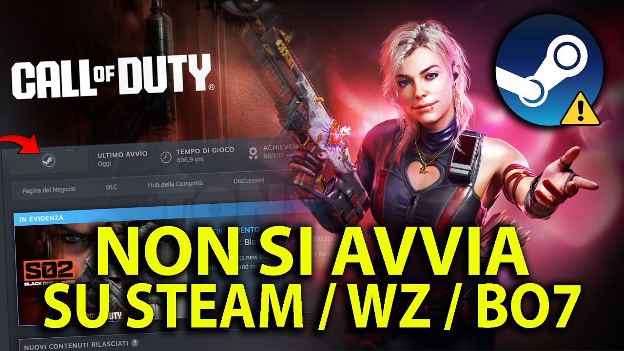 CALL OF DUTY NON SI AVVIA SU STEAM - (WARZONE / BLACK OPS 7 ) COME RISOLVERE IL PROBLEMA! #cod