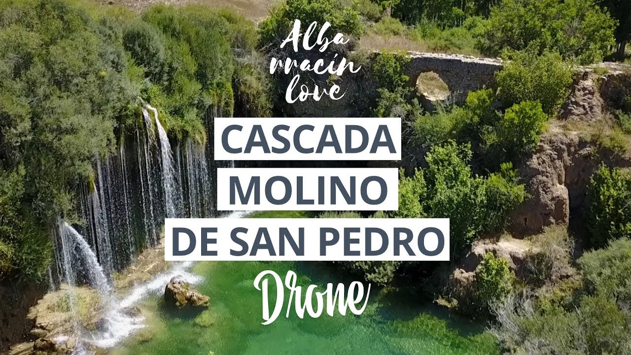 📷🚁 [DRONE] CASCADA del Molino de San Pedro Teruel (El Vallecillo - Sierra Albarracin)