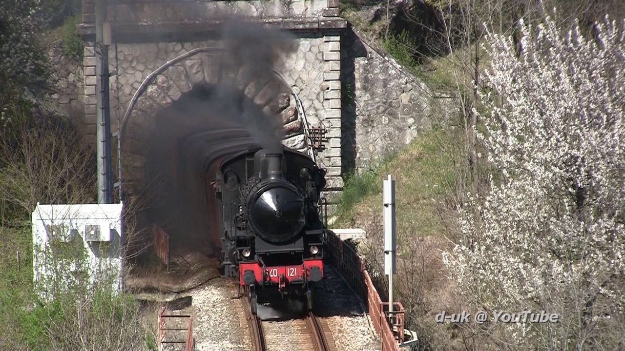 Steam Train struggles climbing the Faentina Railway (Italy) - il CacciaVapore Teaser 5