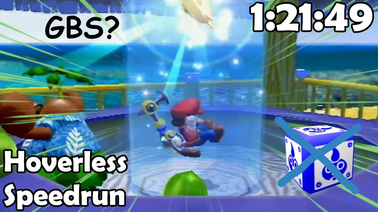 Hoverless in 1:21:49 ~ Super Mario Sunshine Speedrun