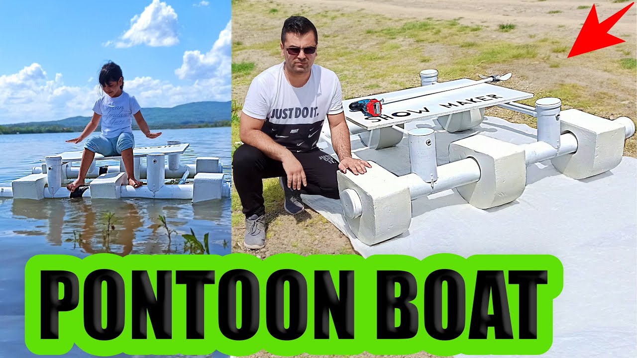 Prefabricated Raft made of PVC Pipes and Styrofoam - HOMEMADE
