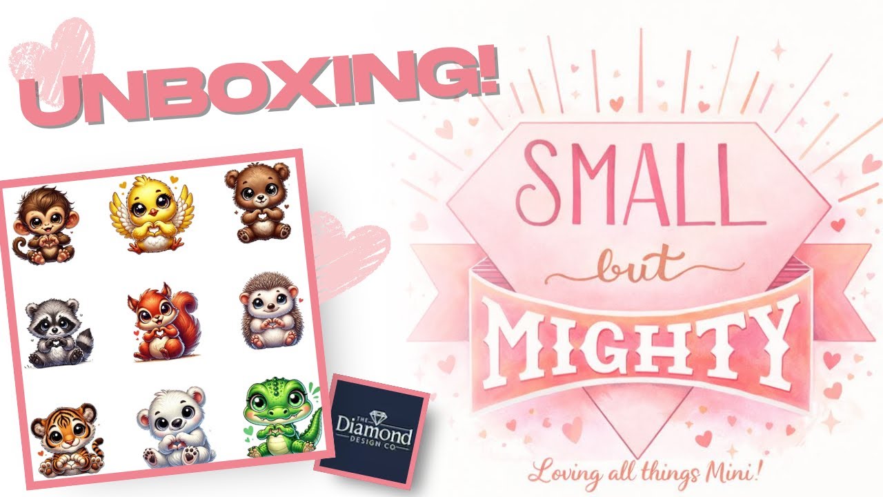 ✨ Miniature Diamond Painting Unboxing | Small but Mighty February Event Ready! The Diamond Design Co