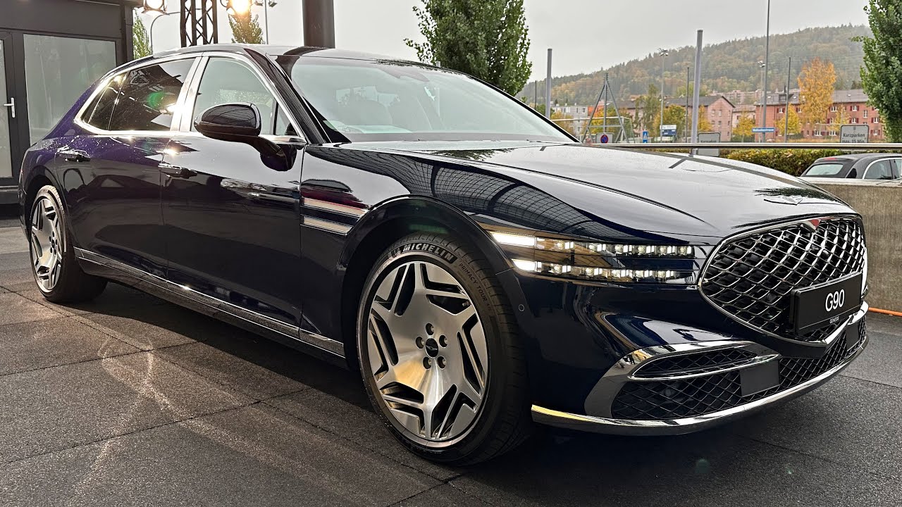 2024 Genesis G90 Long Wheelbase (3.5L V6 AWD) | Visual Review, Night Lights & Interior