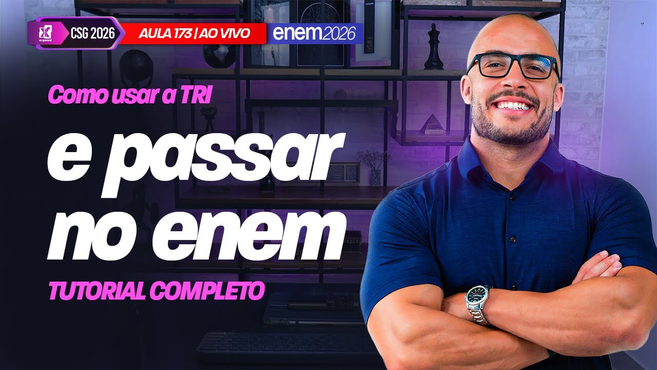 COMO USAR A TRI E PASSAR NO ENEM - TUTORIAL COMPLETO | Matemática ENEM [Aula 174]